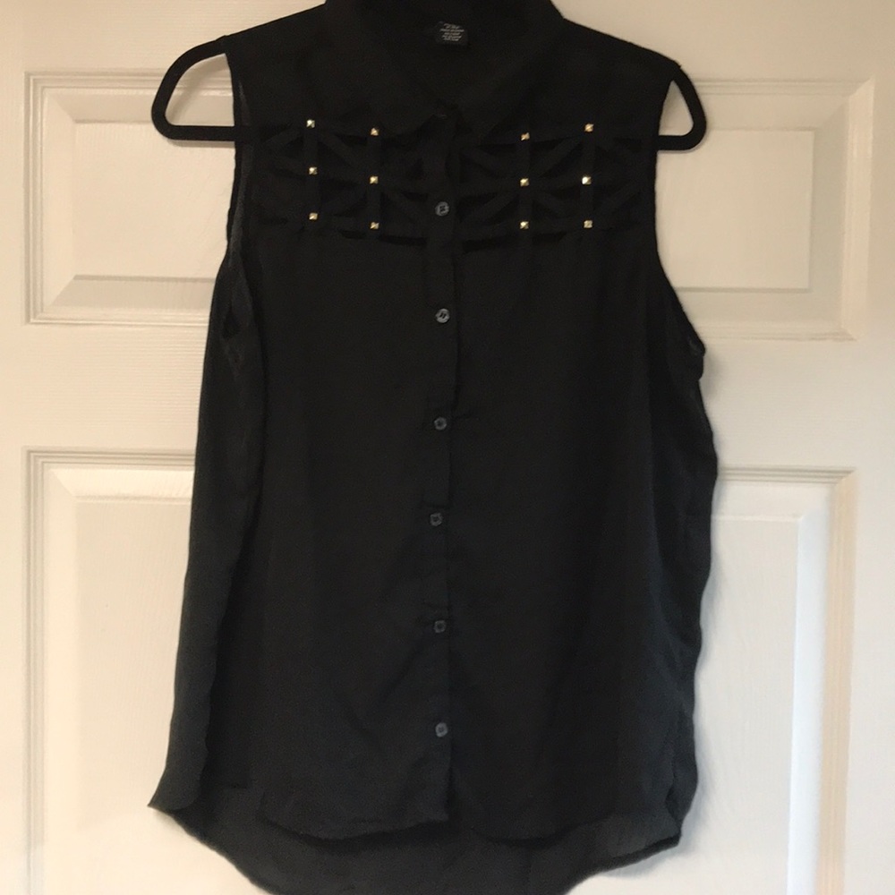 Sheer Black Tank